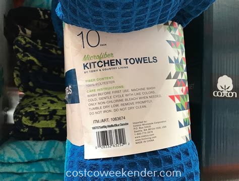 Town and Country Living Microfiber Kitchen Towels (10 pack) | Costco ...