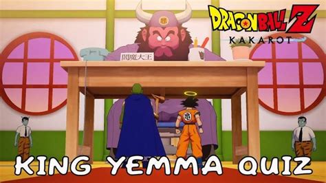 All King Yemma Quiz Answers in Dragon Ball Z Kakarot | Dragon ball z ...