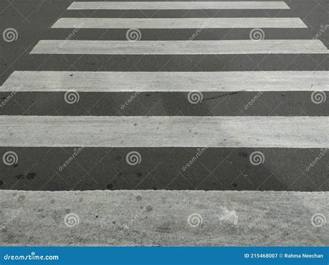 Zebra Cross for Road Crossers Stock Image - Image of lane, flooring ...