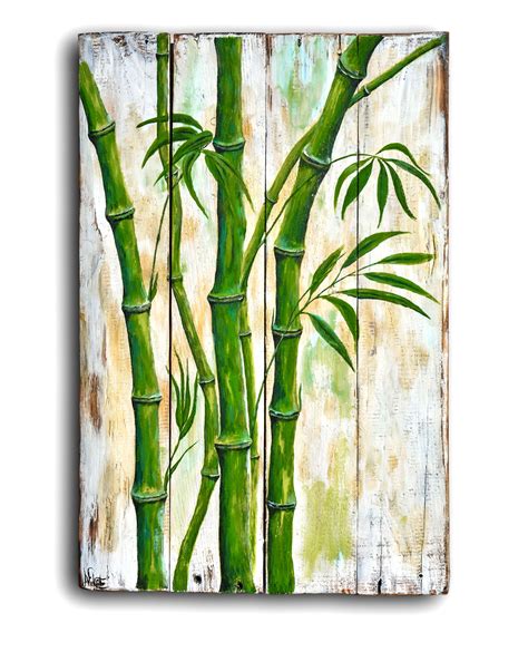 Bamboo painting, pallet wood art | Painting, Painting flowers tutorial ...