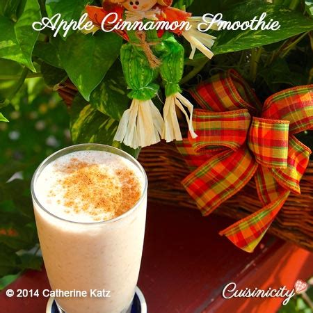 Apple Cinnamon Smoothie - Cuisinicity