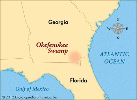 Okefenokee Swamp Park Map