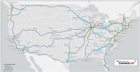 As Biden Pushes Major Rail Investments, Amtrak's 2035 Map Has People ...