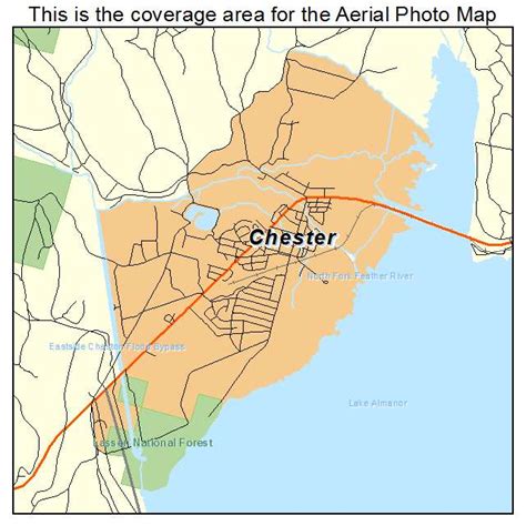 Aerial Photography Map of Chester, CA California