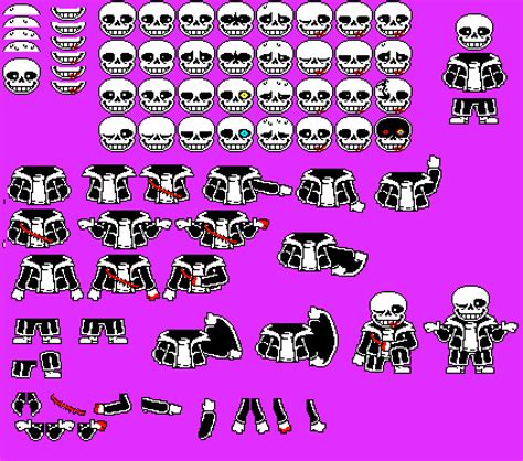 Sans Sprite Sheet Remastered [Undertale] by k0ys0y on DeviantArt