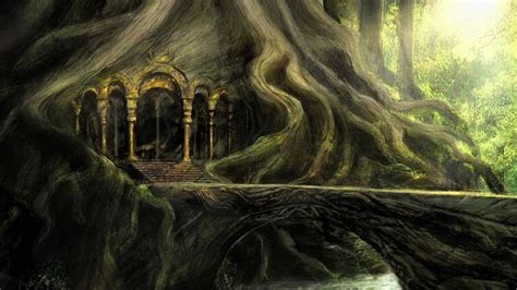 Elven Forest | Fantasy concept art, Fantasy art landscapes, Fantasy ...