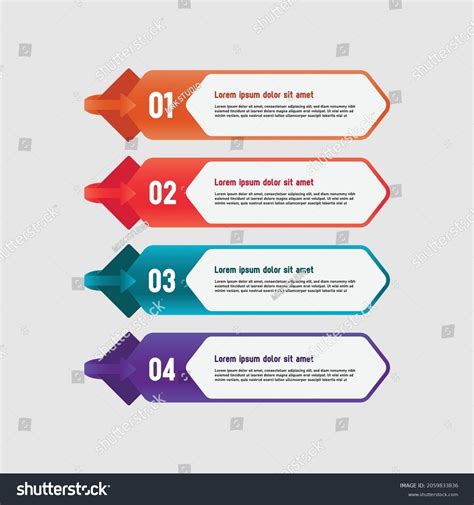 Set Collection Infographic Banner Design Stock Vector (Royalty Free ...