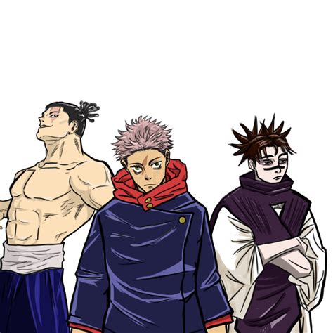 Yuuji Itadori and his brothers by GatoMato25 on DeviantArt