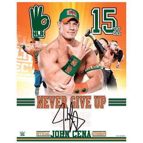 John Cena 11 x 14 Hand Signed Official WWE Photo (15x Champ Version ...