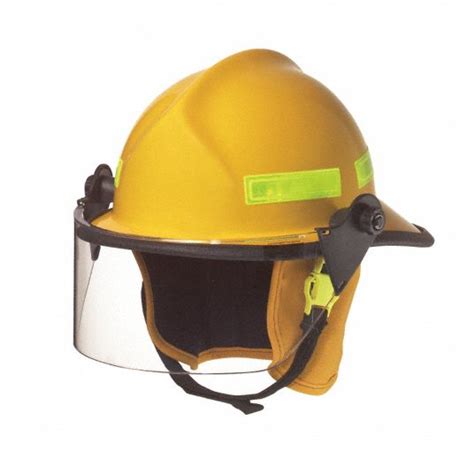 CAIRNS Yellow Fire Helmet, Shell Material: Fiberglass, Ratchet ...