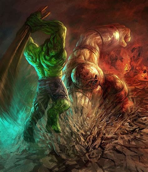 Hulk vs. Juggernaut | Hulk vs juggernaut, Marvel comics art, Marvel ...