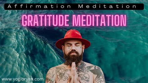 Gratitude Meditation to Feel Amazing Today - POWERFUL AFFIRMATION - YouTube