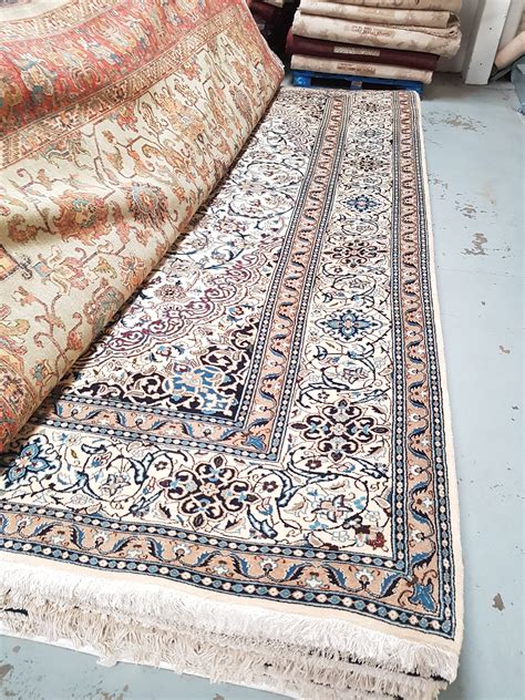 A Persian Nain Silk Rug in Fulham | The Oriental Rug Repair Co.