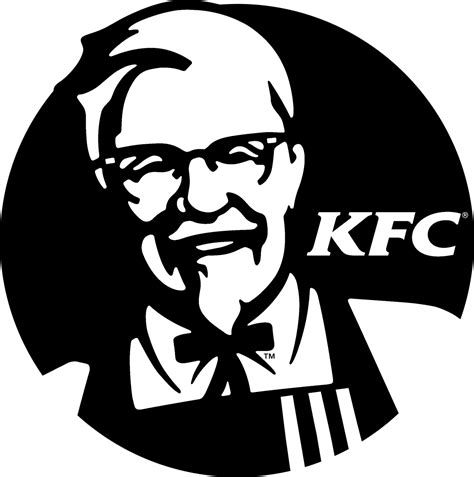 KFC Logo Black and White (1) – Brands Logos