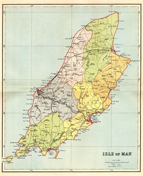 Isle of Man Map - Isle of Man • mappery