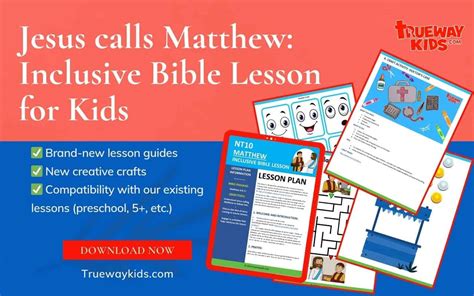 Jesus calls Matthew - Inclusive Bible Lesson for Kids - Trueway Kids