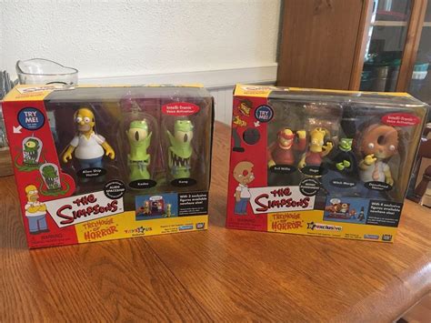 Simpsons Treehouse Of Horror Kang Kodos Homer Hugo Willie Rare Toys R ...