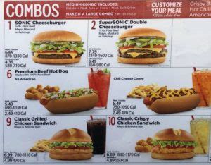 Sonic Drive-In | Menu | Prices – SLC menu