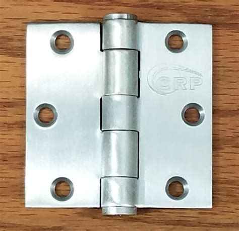 Commercial Door Hinges - Stainless Steel - 3" Inches Square - 2 Pack ...