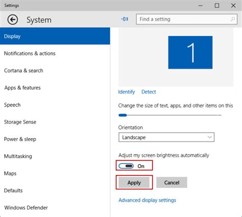 butter Statistical screen windows 10 display brightness settings ...