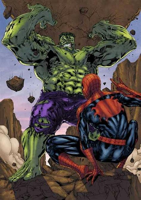 Hulk vs Spiderman | Marvel comics art, Spiderman, Hulk comic