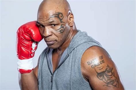 Mike Tyson Portrait Tattoo