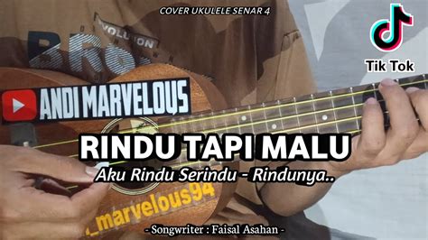 RINDU TAPI MALU - CUT RANI || ( Lirik Dan Chord ) Cover Ukulele Senar 4 ...