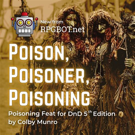 DnD 5e - Practical Guide to Poisoner, Poison, and Poisoning | RPGBOT