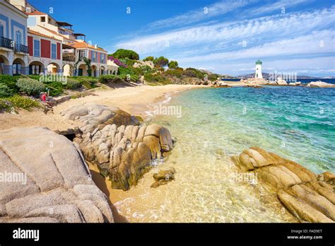 Palau Beach, Costa Smeralda, Sardinia Island, Italy Stock Photo ...