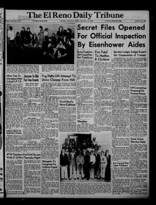 The El Reno Daily Tribune from El Reno, Oklahoma on November 14, 1952 · 1