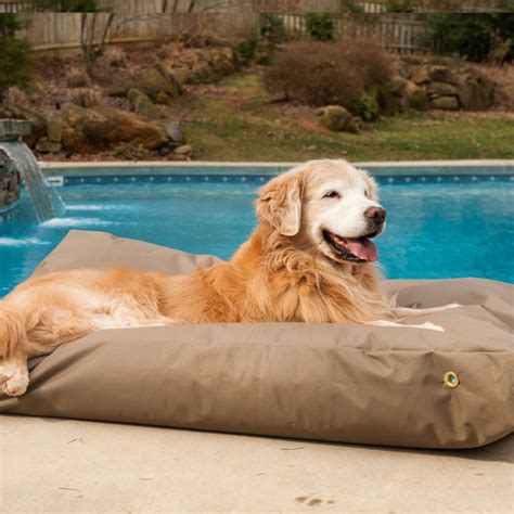 Snoozer Waterproof Rectangle Dog Bed | Outdoor Dog Bed