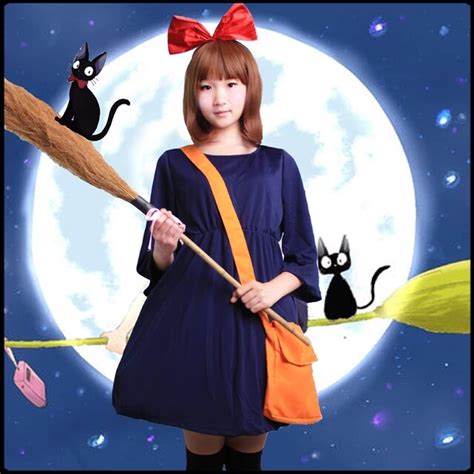 Anime Kiki's Delivery Service Kiki Cosplay Costume Part, 47% OFF