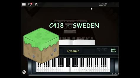 Minecraft - C418 | Roblox Piano + Sheets - YouTube