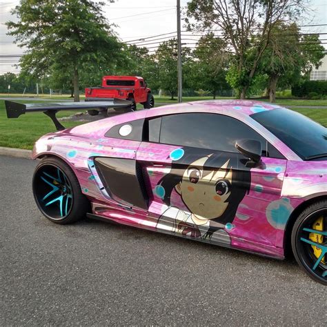 Rapper Lil Uzi Vert Has a Crazy Audi R8 With Chrome Anime Wrap