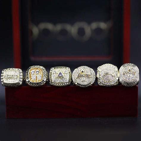 Kobe Bryant 5 Championship Rings