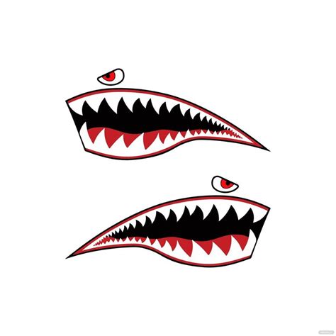 Flying Tiger Shark Vector in Illustrator, SVG, JPG, EPS, PNG - Download ...