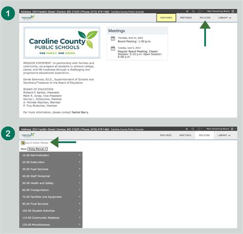 Board of Education | Caroline County Public Schools