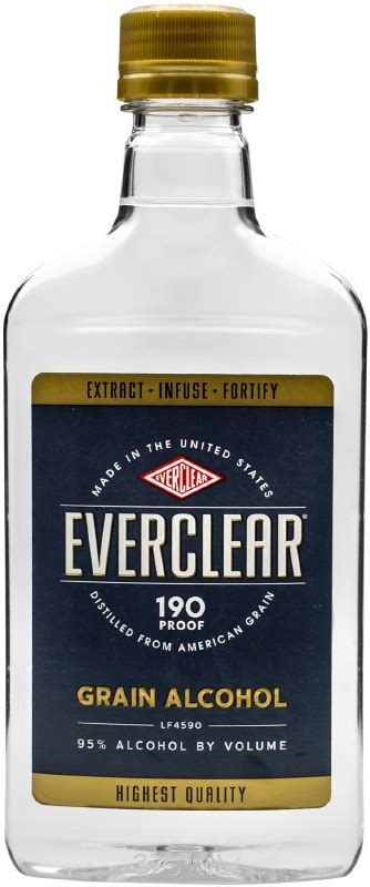 Everclear Grain Alcohol 375ml - Legacy Wine and Spirits