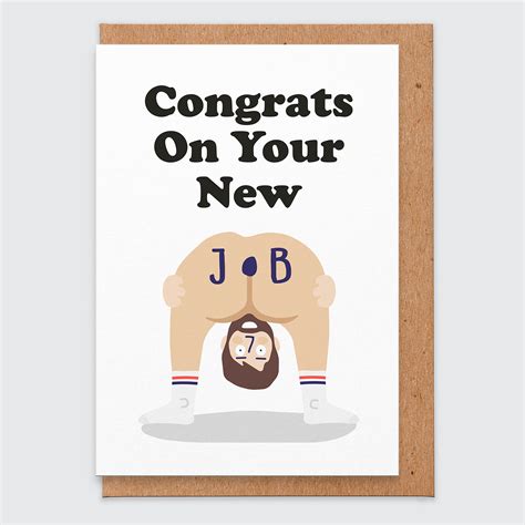 Buy STUDIO BOKETTO New Job Card New Job Card For Women Her New Job card ...