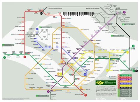 Mrt map 2017 - Mrt map Singapore 2017 (Republic of Singapore)