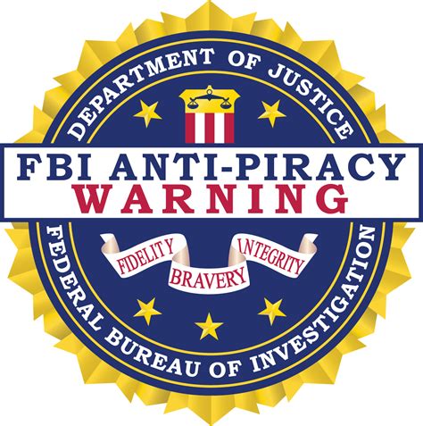 FBI Anti-Piracy Warning Seal — FBI