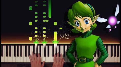 Zelda: The Lost Woods/Saria's Song (Piano Scherzo Variations) Chords ...