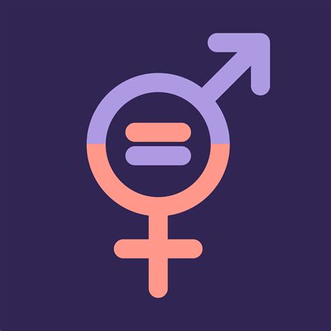 Men and women symbol. Gender equality symbol. 3421786 Vector Art at ...