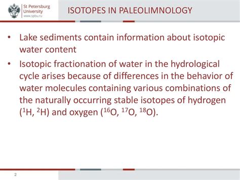 Use of water isotopes tracers in high latitude hydrology and ...