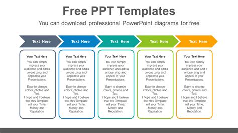 Download Chevron arrow banner Brain Powerpoint Infographic Template