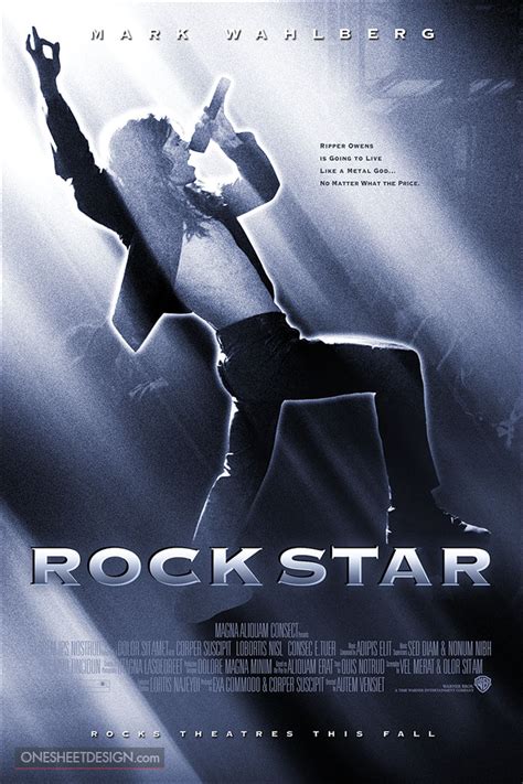 Rock Star movie poster design - Portfolio - onesheetdesign.com