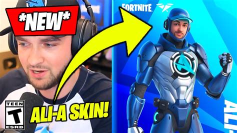 Ali A Skin & ALL STYLES (Fortnite) - YouTube