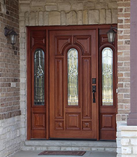 Exterior Doors with Sidelights - Solid Mahogany Entry Doors