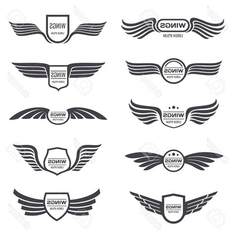 Pilot Wings Vector at GetDrawings | Free download