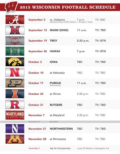 Wisconsin Men's Hockey Schedule 2024-24 - Nadia Valaree